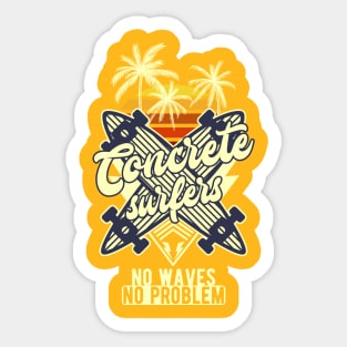 Concrete surfing Sticker